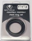 Black Stainless Steel C-ring Set - 1.5 1.75" 2" " Image 2