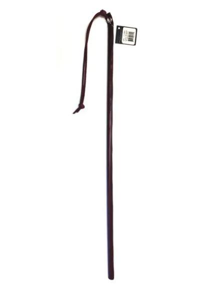 Spartacus 24" Leather Wrapped Cane - Burgundy