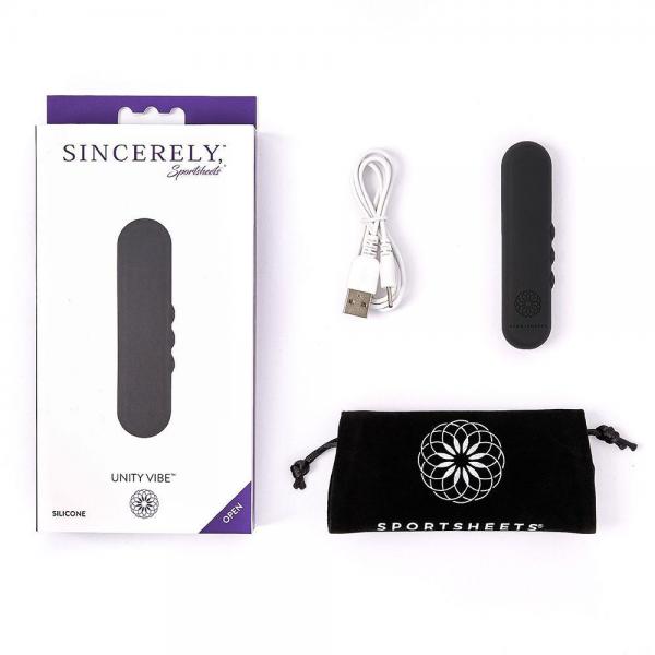 Sincerely Unity Vibe Black Mini Vibrator Image 4