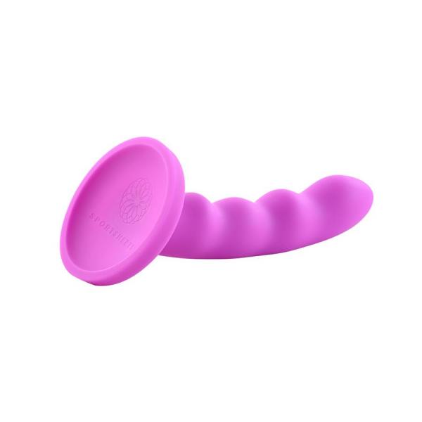 Nautia 8in Silicone Dildo Purple Sex Toy Product