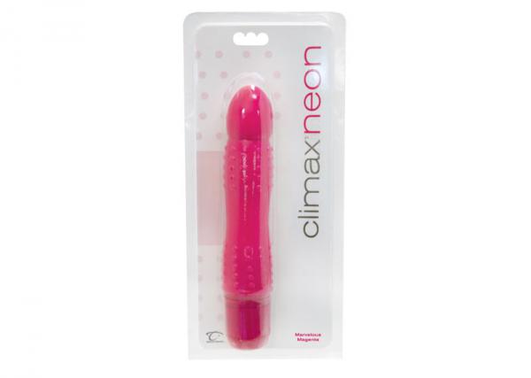 Climax Neon Magenta Vibrator Sex Toy Product