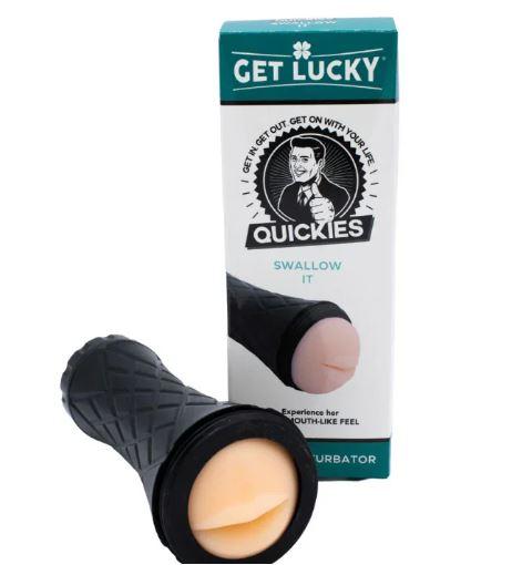 Get Lucky Quickies Swallow It Male Masturbator