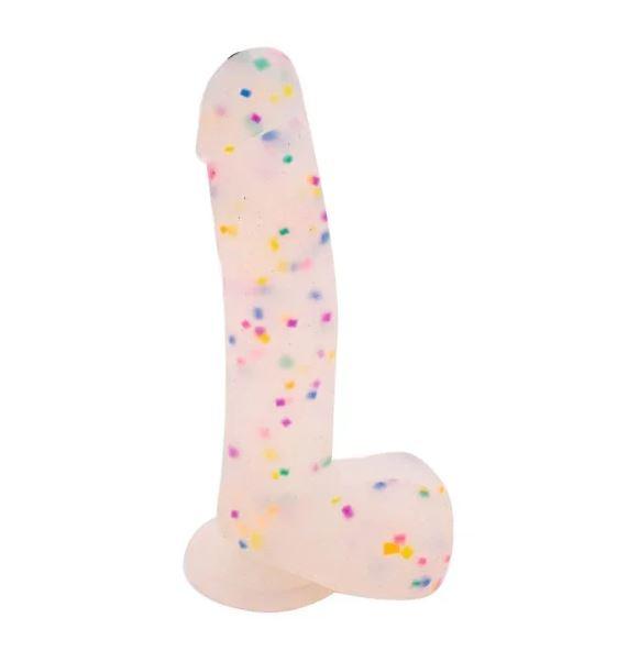 Shibari Get Lucky Confetti Cock 8.5in
