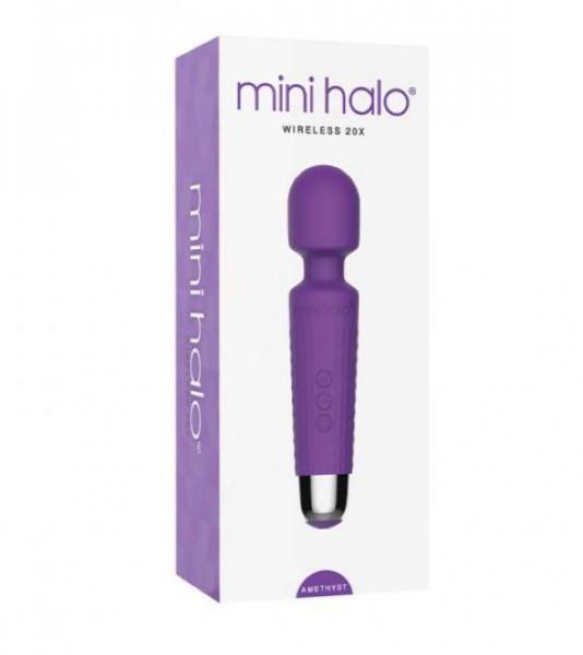 Mini Halo Wireless Wand 20x Silicone Amethyst