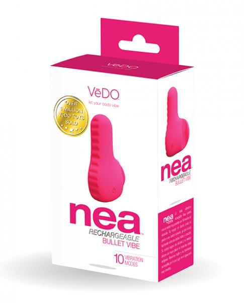 Vedo Nea Rechargeable Finger Vibe Foxy Pink Sex Toy Product