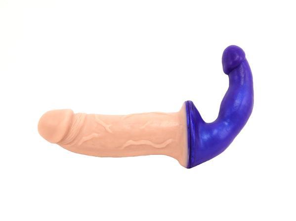 Peacemaker Vixskin Vanilla Beige Double Dildo Sex Toy Product