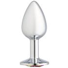 Cloud 9 Gems Silver Chromed Anal Plug Small Sex Toy Product