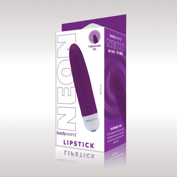 Bodywand Mini Lipstick Neon Purple (net) Sex Toy Product