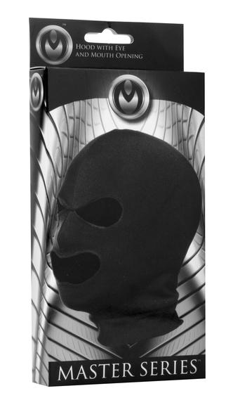 Facade Spandex Hood With Eyes And Mouth Holes Black O/S Sex Toy Product