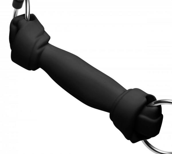 Silicone Dog Bone Gag Black O/S Sex Toy Product