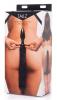 Tailz Midnight Fox Glass Butt Plug With Tail Black Sex Toy Product Image 3