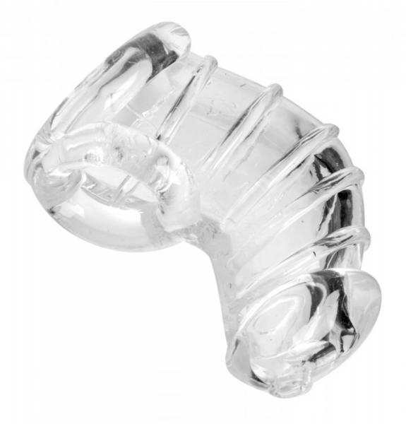 Detained Soft Body Chastity Cage Clear Sex Toy Product