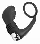 Nova Prostate Massager and Cock Ring Black Sex Toy Product