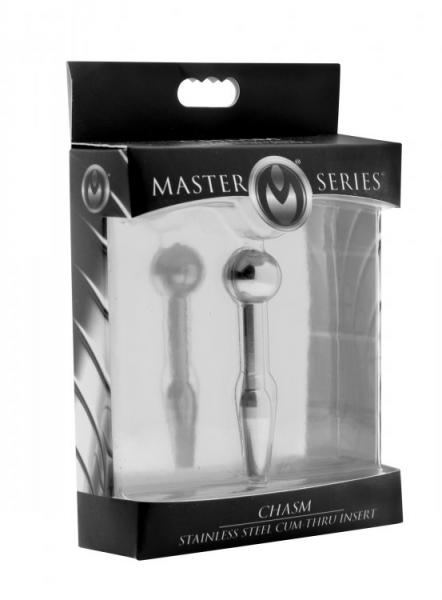 Chasm Stainless Steel Urethral Cum-Thru Insert Sex Toy Product