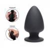 Squeeze-It Silexpan Anal Plug Small Black Sex Toy Product Image 1