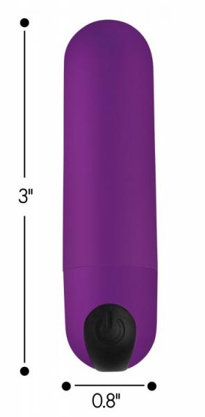 Bang! Vibrating Bullet W/ Remote Control Purple Sex Toy Product