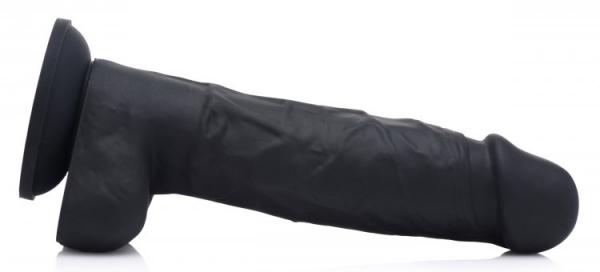 Strap U Power Pecker 7in Dildo Silicone W/ Balls Black Sex Toy Product