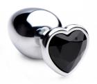 Booty Sparks Black Heart Gem Anal Plug Large Sex Toy Product