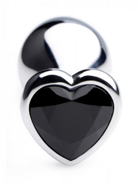 Booty Sparks Black Heart Gem Anal Plug Medium Sex Toy Product