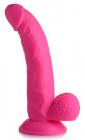 Pop 7.5in Dildo W/ Balls Pink Sex Toy Product