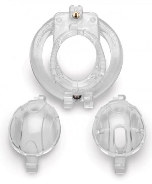 Master Series Custome Lockdown Chastity Cage Clear Sex Toy Product