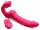 Strap U Licking & Vibrating Strapless Strap-on W/ Remote Sex Toy Product