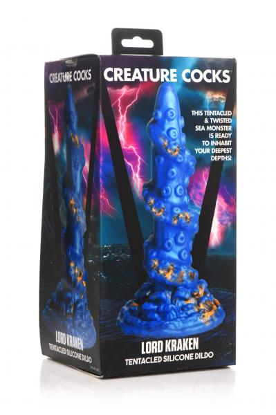 Creature Cocks Lord Kraken Tentacled Silicone Dildo Sex Toy Product