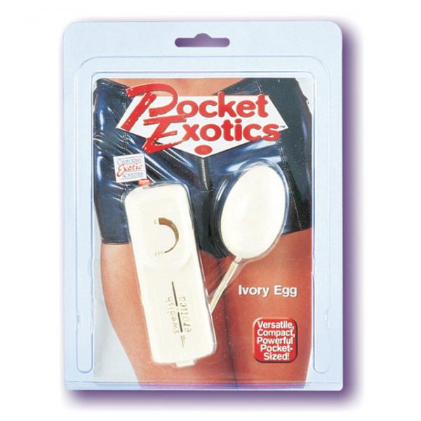 Pocket Exotics – Vibrating Ivory Egg