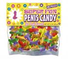 Super Fun Penis Candy 100 Pieces Fruit Flavors 3oz Sex Toy Product