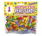 Super Fun Penis Candy 100 Pieces Fruit Flavors 3oz Sex Toy Product