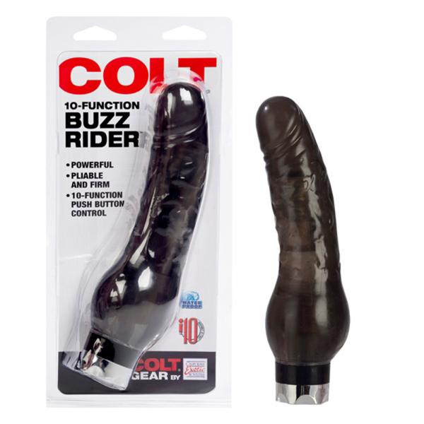 Colt Buzz Rider 10 Function Stimulator Black Sex Toy Product