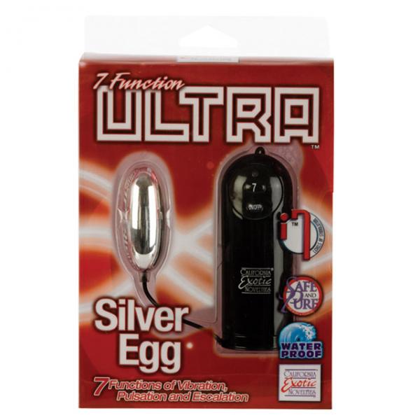 Ultra Vibrating Silver Egg 7 Function