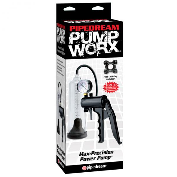 Pump Worx Max Precision Power Pump Black Sex Toy Product