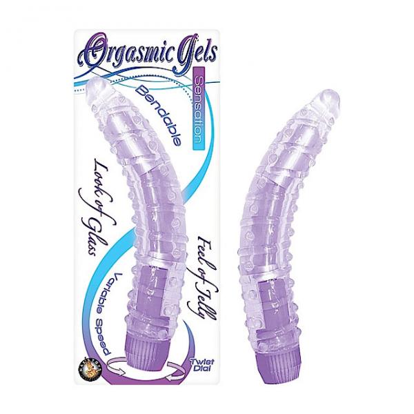 Orgasmic Gels Sensation Purple Vibrator Sex Toy Product