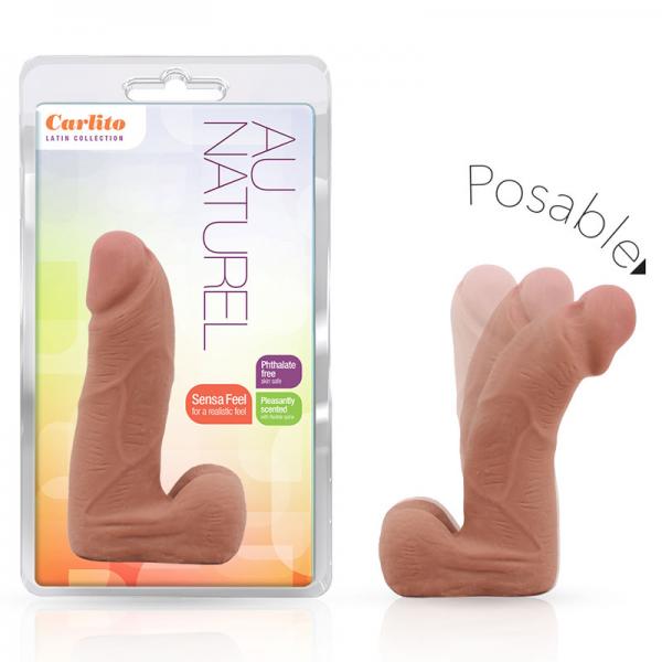 Carlito Dual Density 5.5 inches Tan Dildo Sex Toy Product