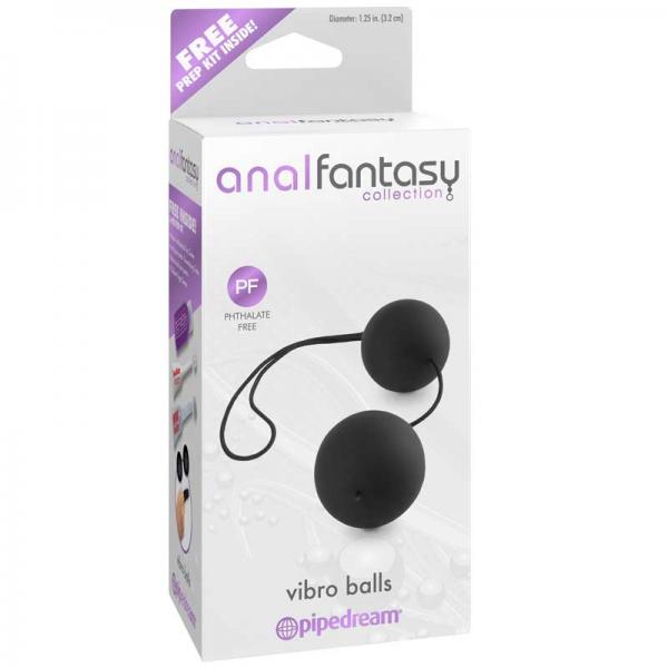 Anal Fantasy Vibro Balls Black Sex Toy Product