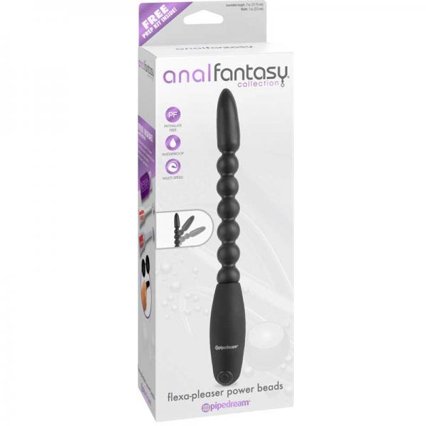 Anal Fantasy Flexa-Pleaser Power Beads Black Sex Toy Product