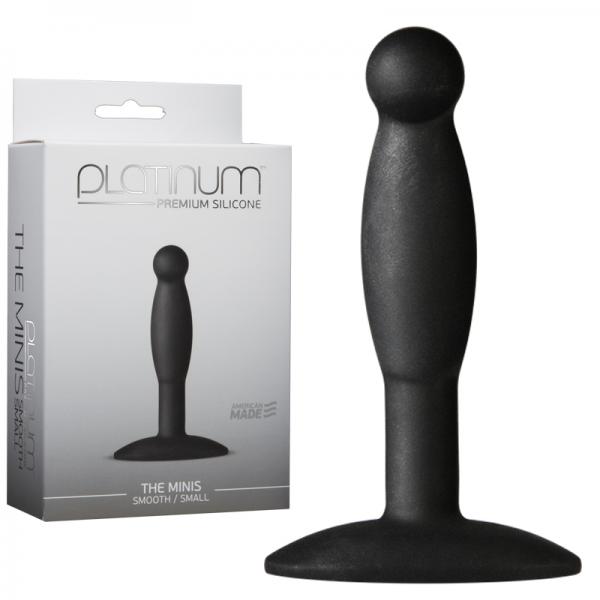 Platinum Premium Silicone The Minis Smooth Small Black Sex Toy Product