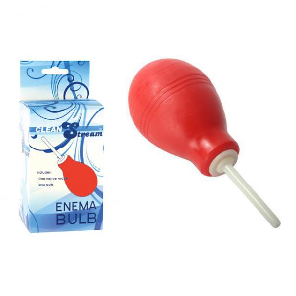 Clean Stream Bulb Anal Clean Enema Red Sex Toy Product