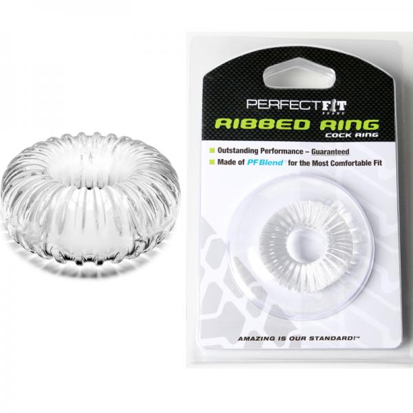 Ribbed Ring Clear Sex Toy Product