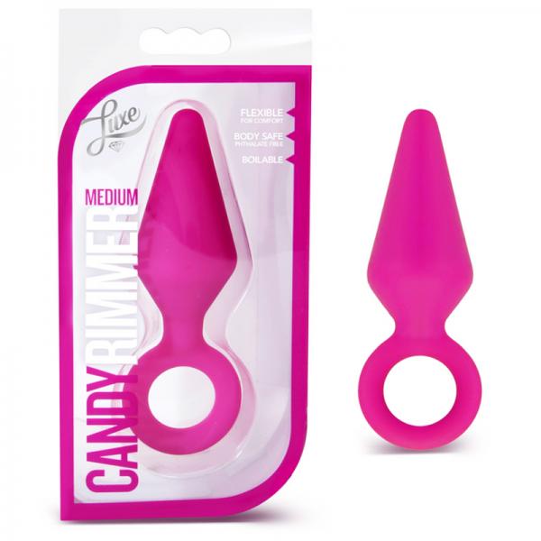 Candy Rimmer Medium Butt Plug Fuchsia Pink Sex Toy Product