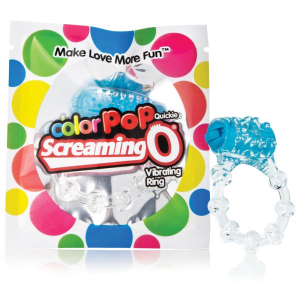 Screaming O Color Pop Quickie Blue Sex Toy Product