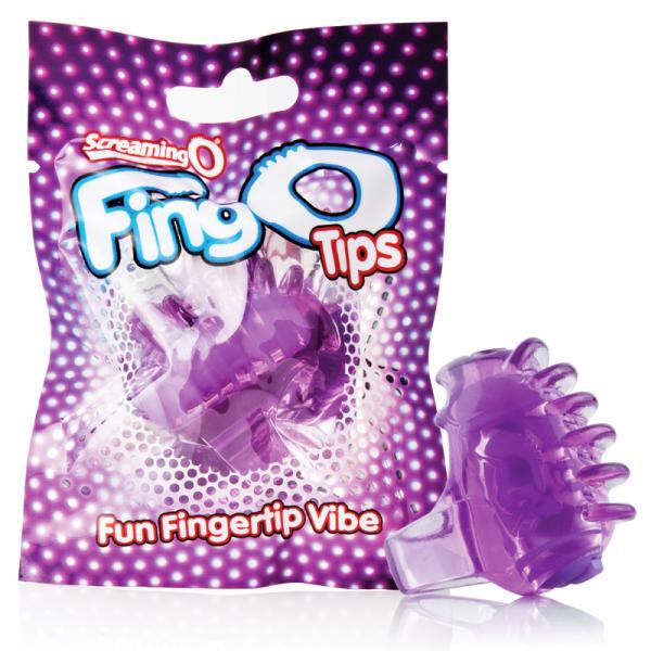 Fingo Tips Purple Fingertip Vibrator- Purple	 Sex Toy Product