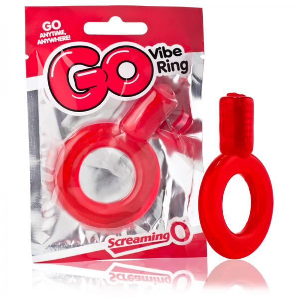 Screaming O Go Vibe Ring Red Screaming O Go Vibe Ring Red