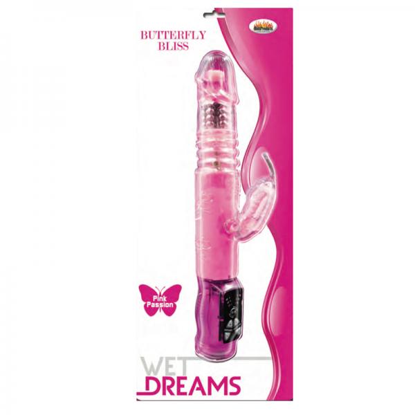 Wet Dream Butterfly Bliss Mini Pink Vibrator Sex Toy Product