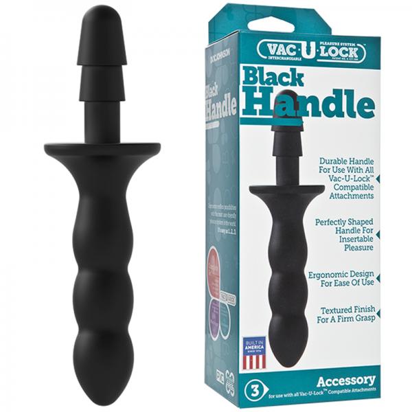 Vac-U-Lock Black Handle  Sex Toy Product