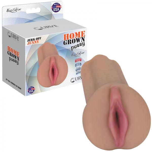 Home Grown Jerk Off Jenny Latte Tan Stroker Sex Toy Product