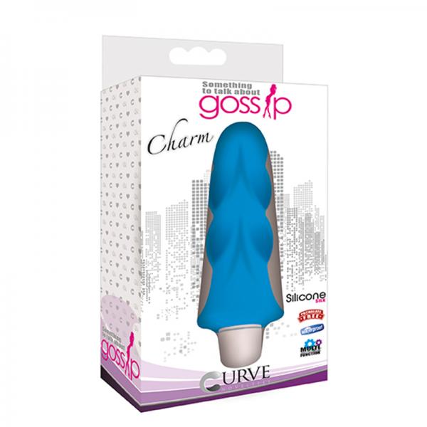 Gossip Charm 3 Speed 4 Function Silicone Vibe Blue Sex Toy Product