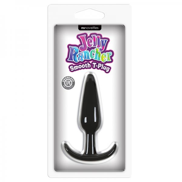 Jelly Rancher T Plug Smooth Black Sex Toy Product
