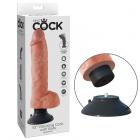 King Cock 10in Vibrating Cock W/balls Flesh Sex Toy Product